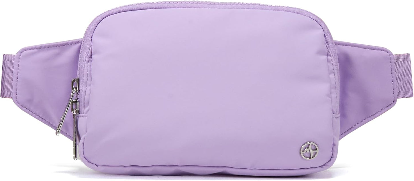 Pander Belt Bag Large 2L, Nylon Fanny Pack Purse for Women and Men with Adjustable Strap