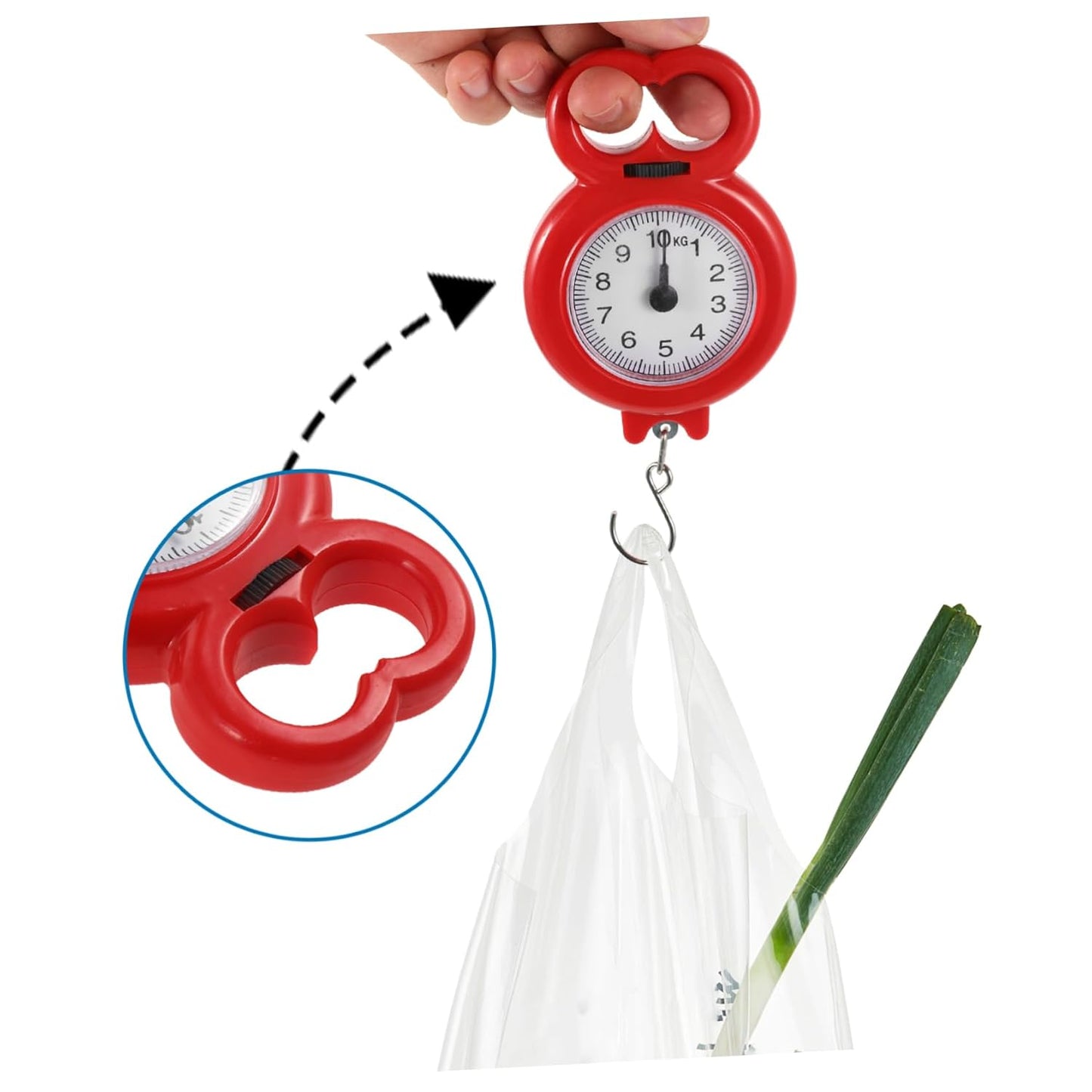 LIFKOME Scale Electronic Luggage Scale Hook for Travel Precise Weighing Tool Compact Design