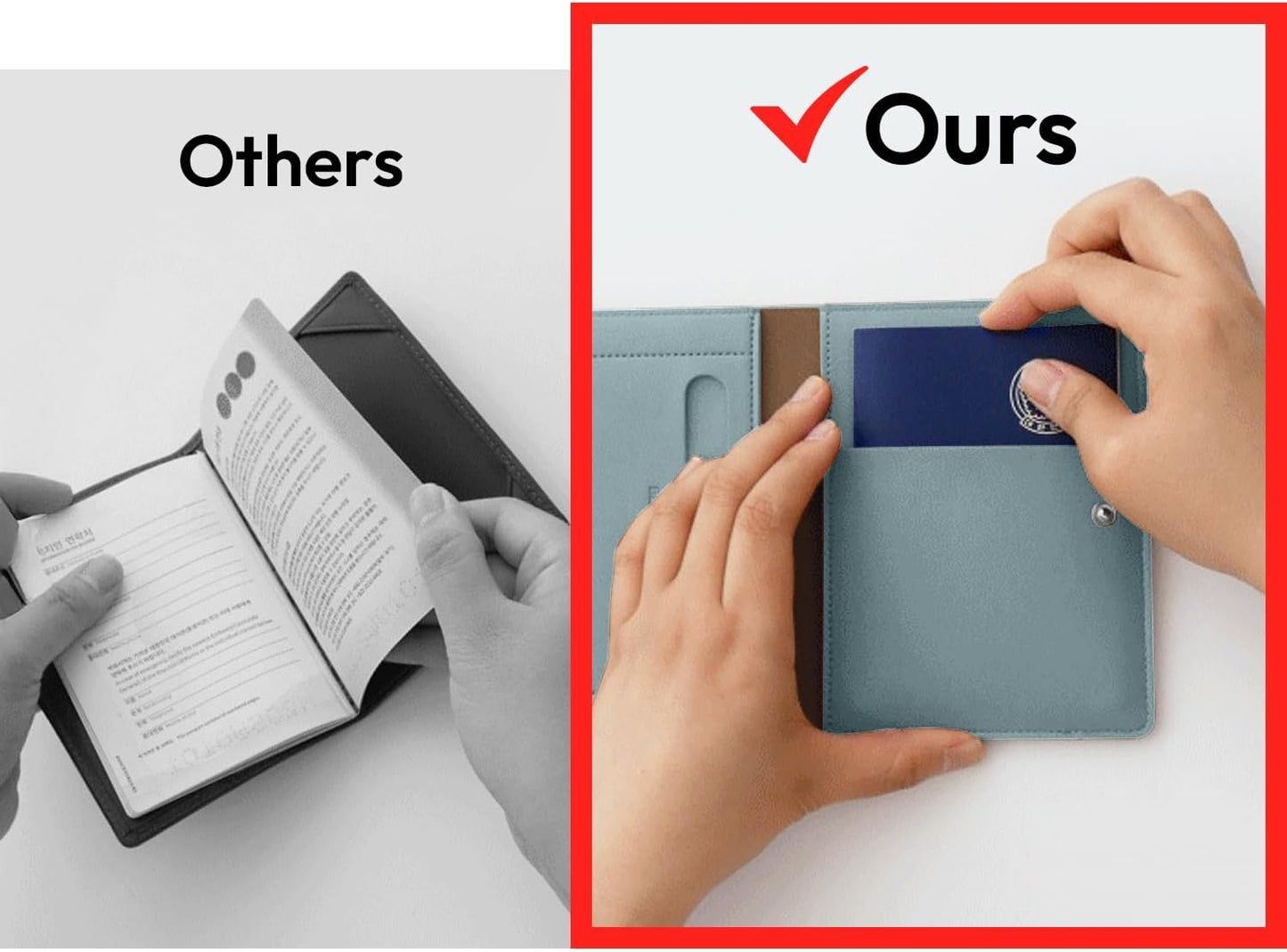 carrotez Family Travel Document Organizer – Premium RFID Blocking Leather Passport Holder & Wallet
