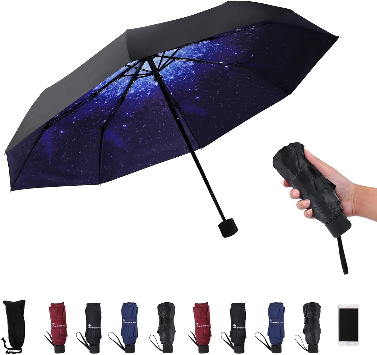 SY COMPACT Travel Umbrella - Lightweight Portable Mini Compact Umbrellas-Factory Outlet Shop