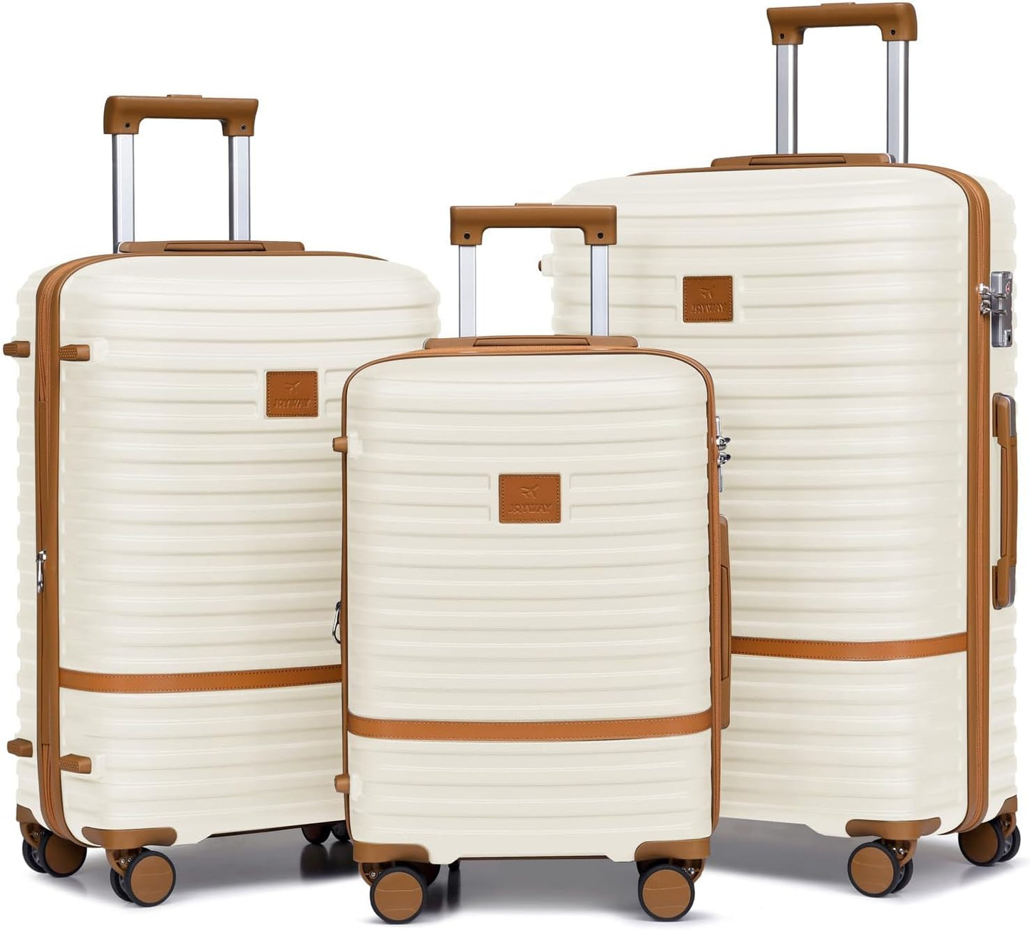 Joyway Expandable Luggage Sets 5 Piece, Hard Case Suitcase Set with Spinner Wheels, Hardshell Lightweight Travel Luggage with TSA Lock