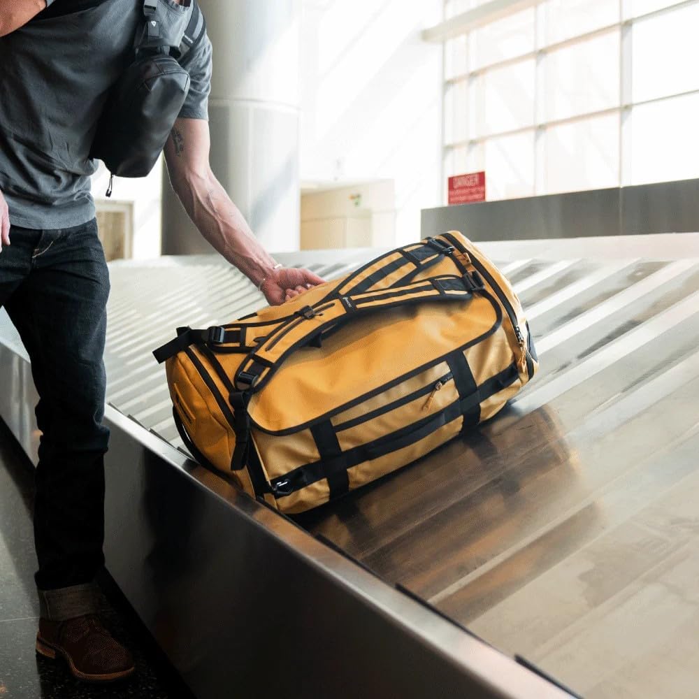 WANDRD CARRYALL 60L Dallol Yellow - Perfect Travel Essentials duffel Bag: Versatile for Traveling, Ideal Vacation & Everyday Travel Bag