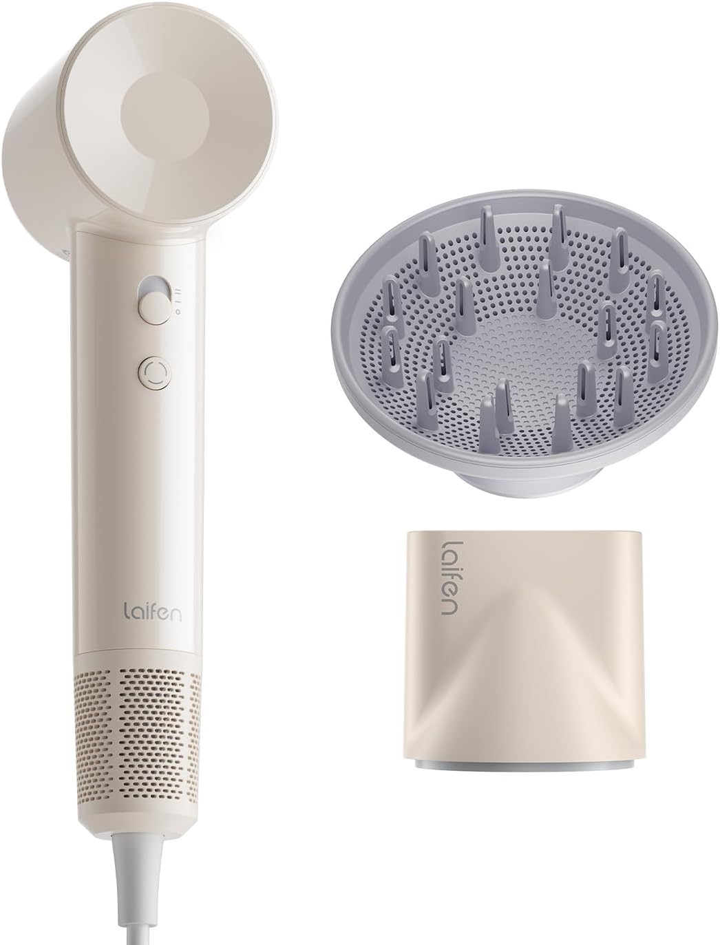Laifen SE Lite Hair Dryer, Negative Ionic Blow Dryer with 100,000 RPM Brushless Motor for Fast