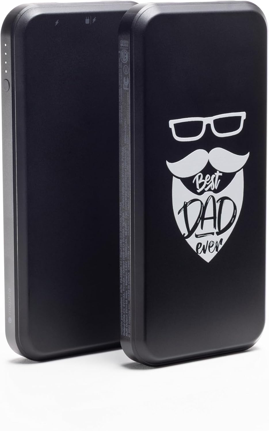 Mophie powerstation prime10 - Portable Power Bank with 10,000mAh Internal Battery, 18W USB-C PD Fast Charging, Charge 3 Devices Simultaneously, LED Power Indicator, Best Dad
