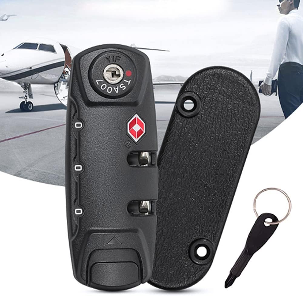 (2 Pieces) lizipai(Customs Locks) Combination Lock TSA Customs Lock Fixed Luggage Lock, Backpack Lock