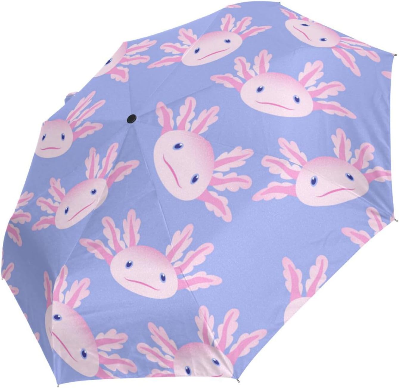Automatic Umbrella One Touch Auto Open and Close Button Compact Travel Umbrella for Women Men Kid
