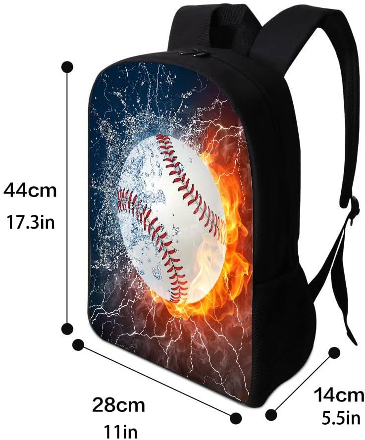 World Cup Football Sports Backpack 17 in Black Boy Backpack,Cool Design Casual Daypack School Bookbags for Man/Kid/Girl/Woman…
