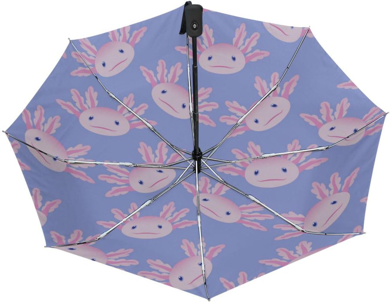 Automatic Umbrella One Touch Auto Open and Close Button Compact Travel Umbrella for Women Men Kid