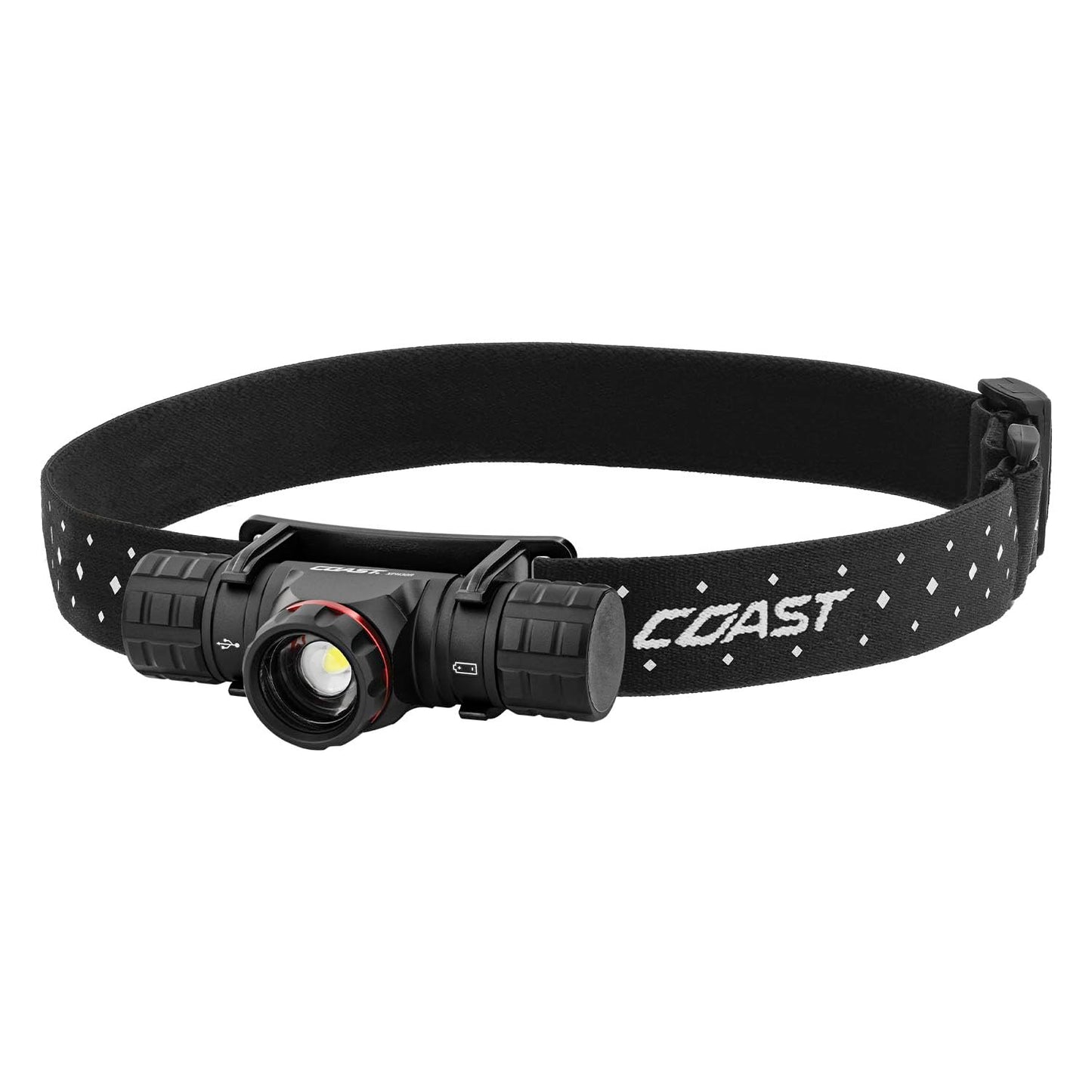 Coast XPH30R 1200 Lumen USB-C Rechargeable Dual Power Headlamp with Twist Focus Beam and Magnetic