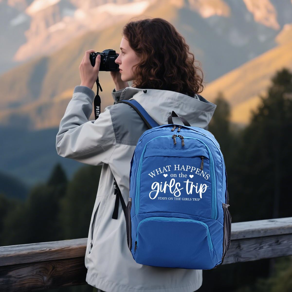 4Pcs Hiking Daypacks Bicycle travel backpack Birthday Christmas Gift for woman