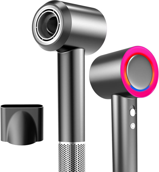 Hair Dryer, Blow Dryer with Diffuser,1800W High Speed Drying Low Noise Hair Ionic Hairdryer for Home Salon Travel