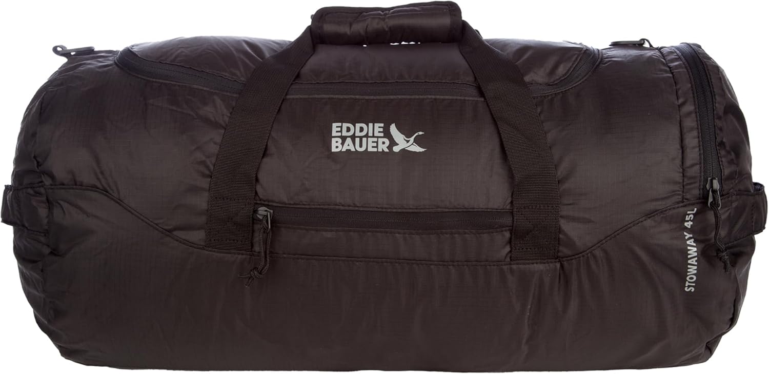 Eddie Bauer Stowaway Packable 45l Duffel Bag-Made from Ripstop Polyester