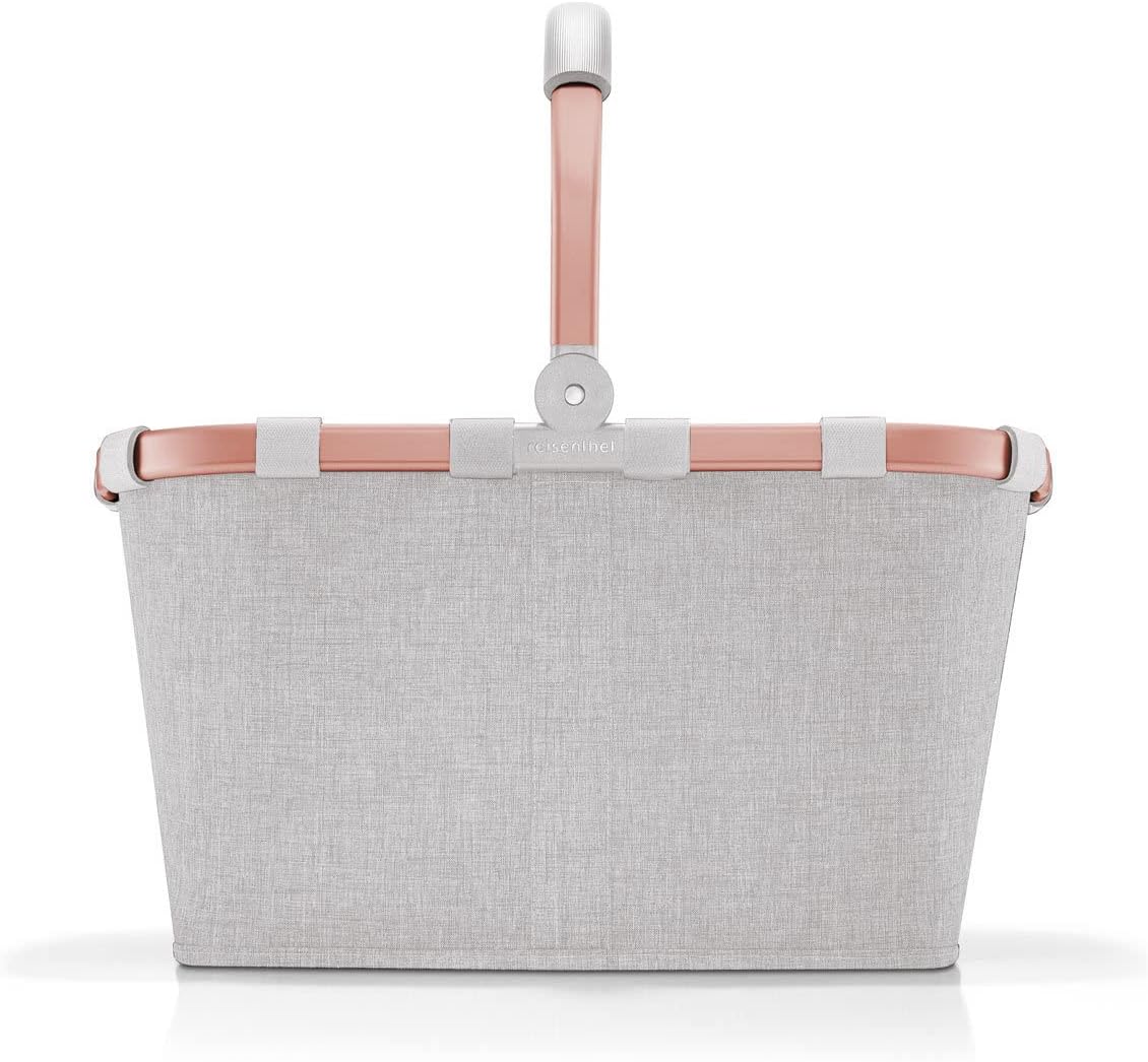 reisenthel carrybag twist sky rose - Sturdy shopping basket with plenty of storage space and practical inner pocket - Elegant and water-repellent design