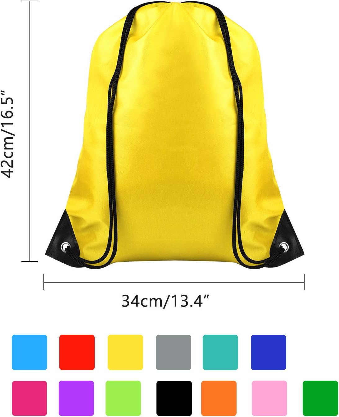 PLULON 25 Pcs Drawstring Bags Bulk Drawstring Backpack Colorful String Backpack Cinch Sack Sport Gym Backpack Bags for Yoga Traveling Outdoor Sports