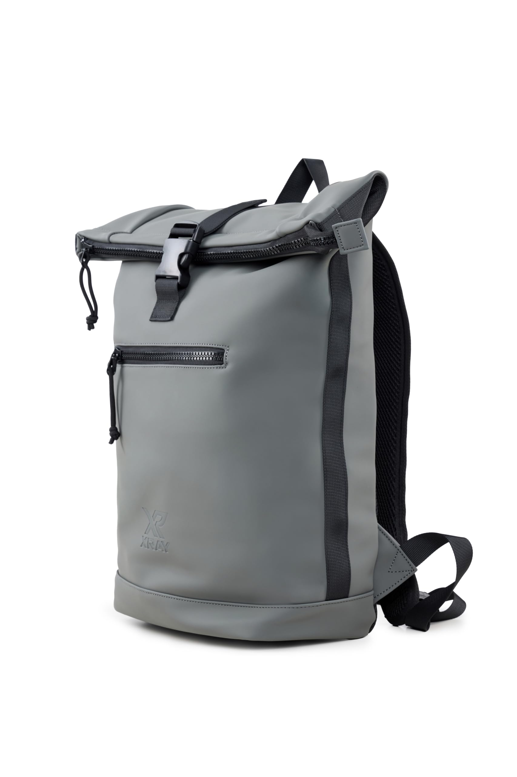 X RAY Expandable Roll Top Waterproof Trendy Backpack With Laptop Pocket (Slate)