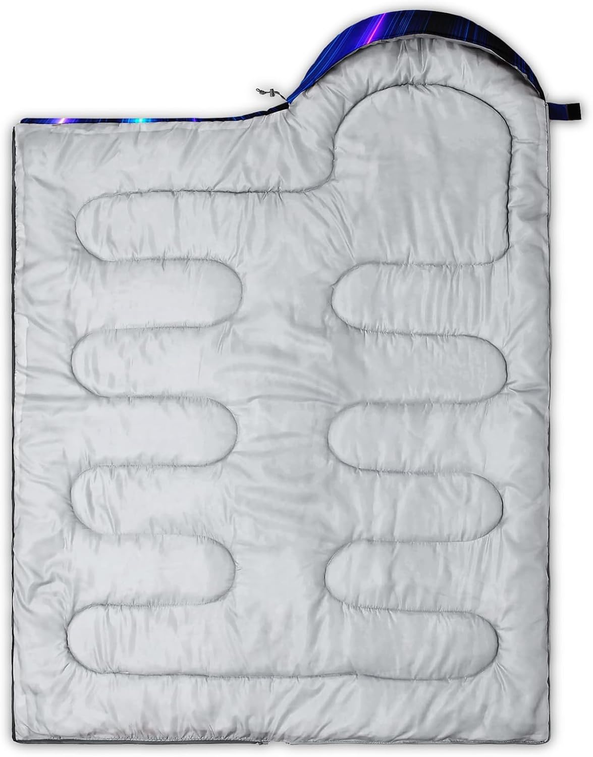 QOOMO Camping Sleeping Bags,3 Season Warm & Cool Weather,Lightweight,Waterproof Sleeping Bags for Adults & Kids,Traveling,and Outdoors,Camping Gear Equipment