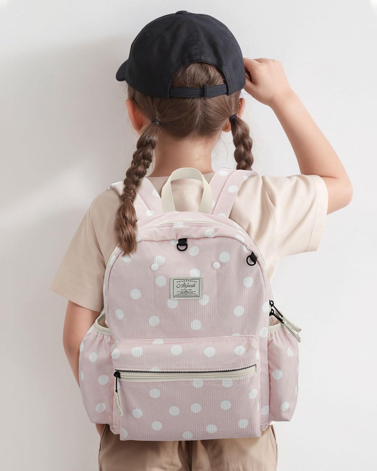 Corduroy Toddler Backpack for Boys & Girls: Preschool Backpack - Cute Kids Backpack 13.5" H Fit Folder