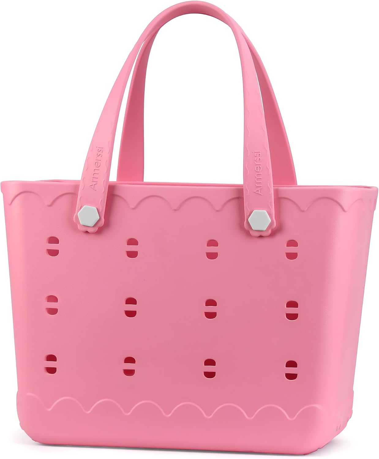 Rubber Beach Bag Waterproof Durable Tote Bag for Beach Sports Pool Modern Rubber Tote