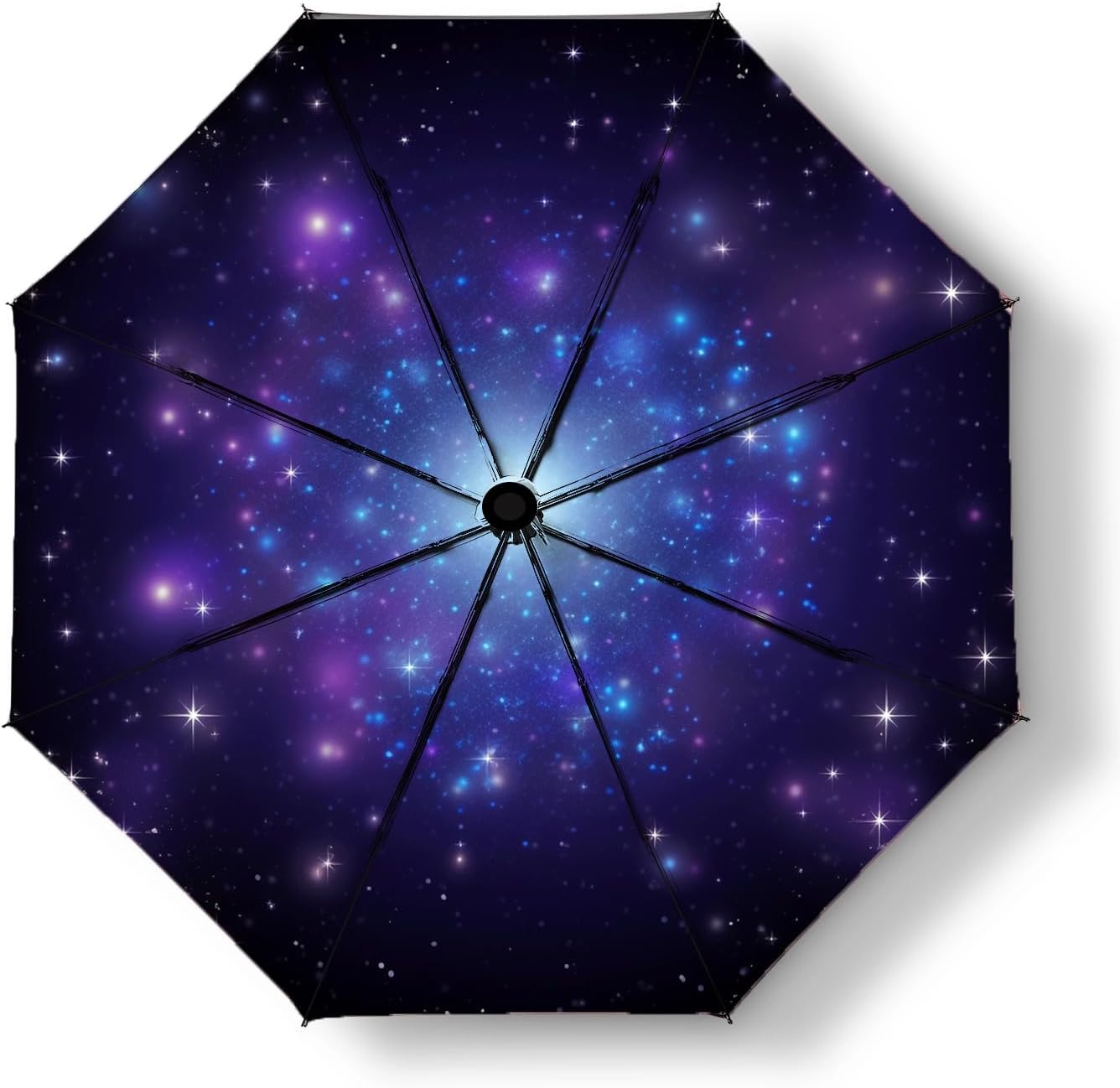 MRTLLOA 42/49 Inch Compact Windproof Travel Umbrella for Rain, Lightweight, Portable, Automatic