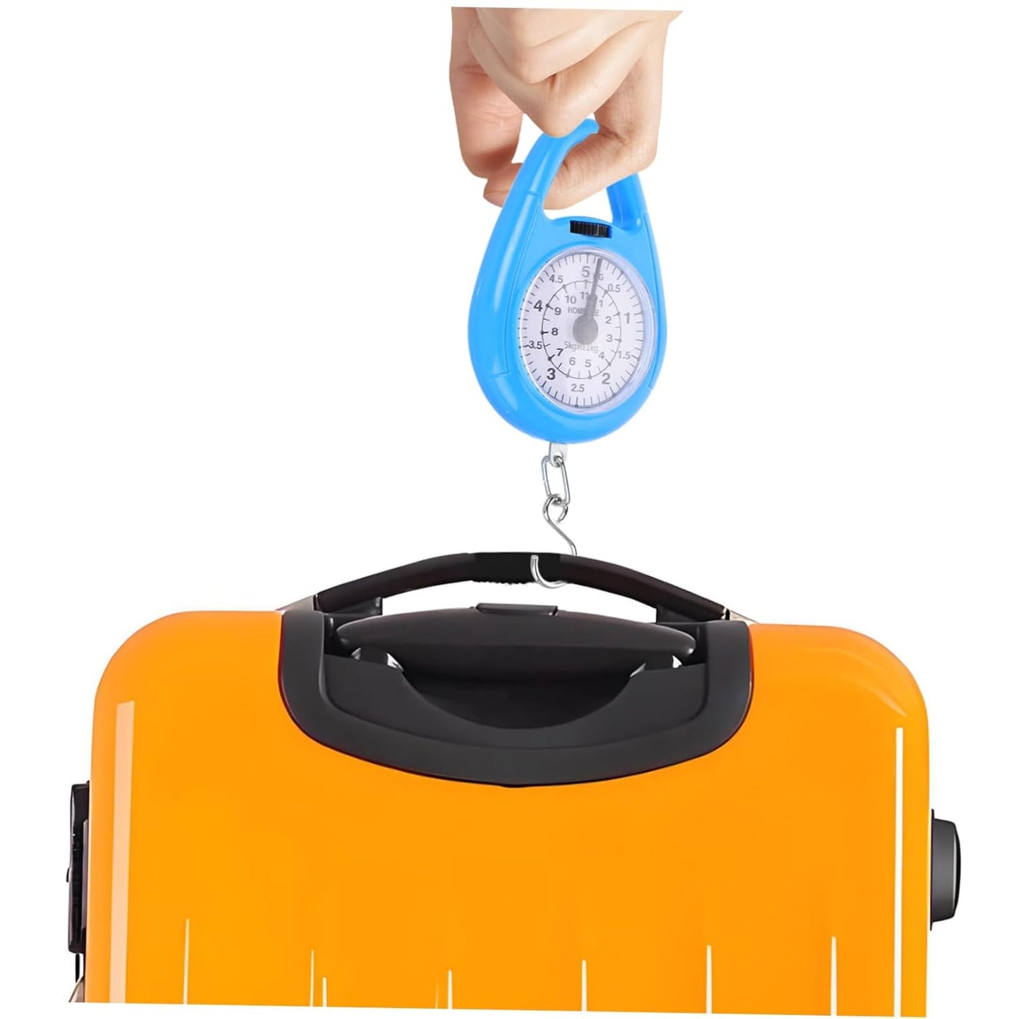 CHILDWEET Mechanical Spring Scale for Luggage Portable Hanging Scale Single-Point Design for Digital Weighing