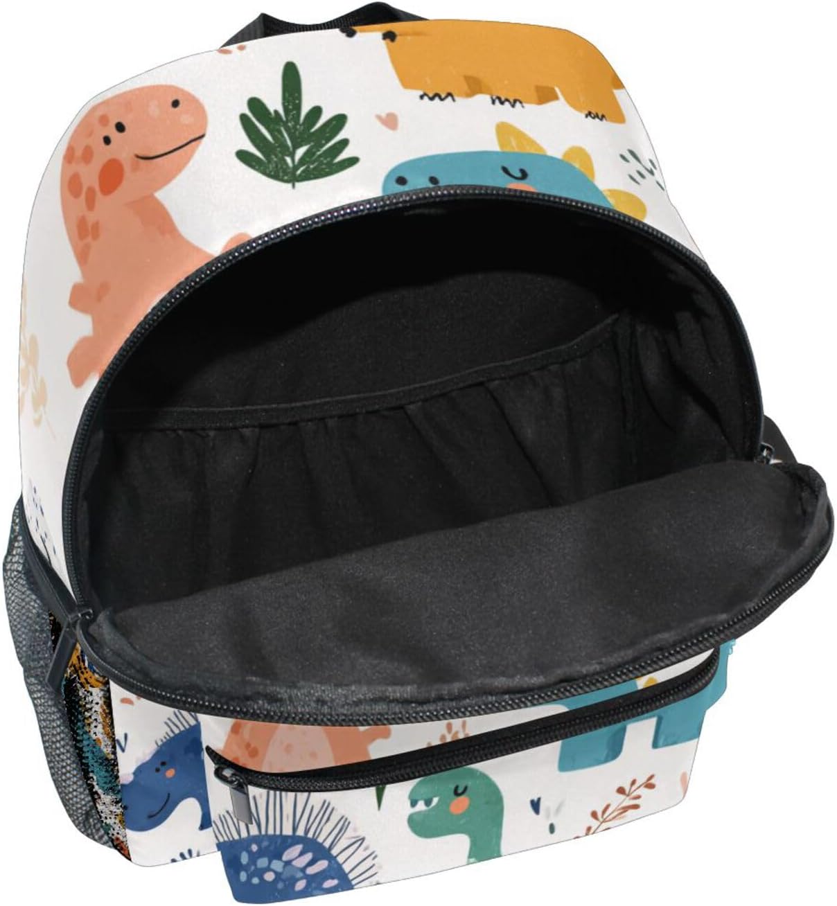 Custom Cute Dinosaurs2 Preschool Backpack for Toddler Boy Girl,Personalized Backpack with Name Text, Customization Kindergarten School Bookbags - M