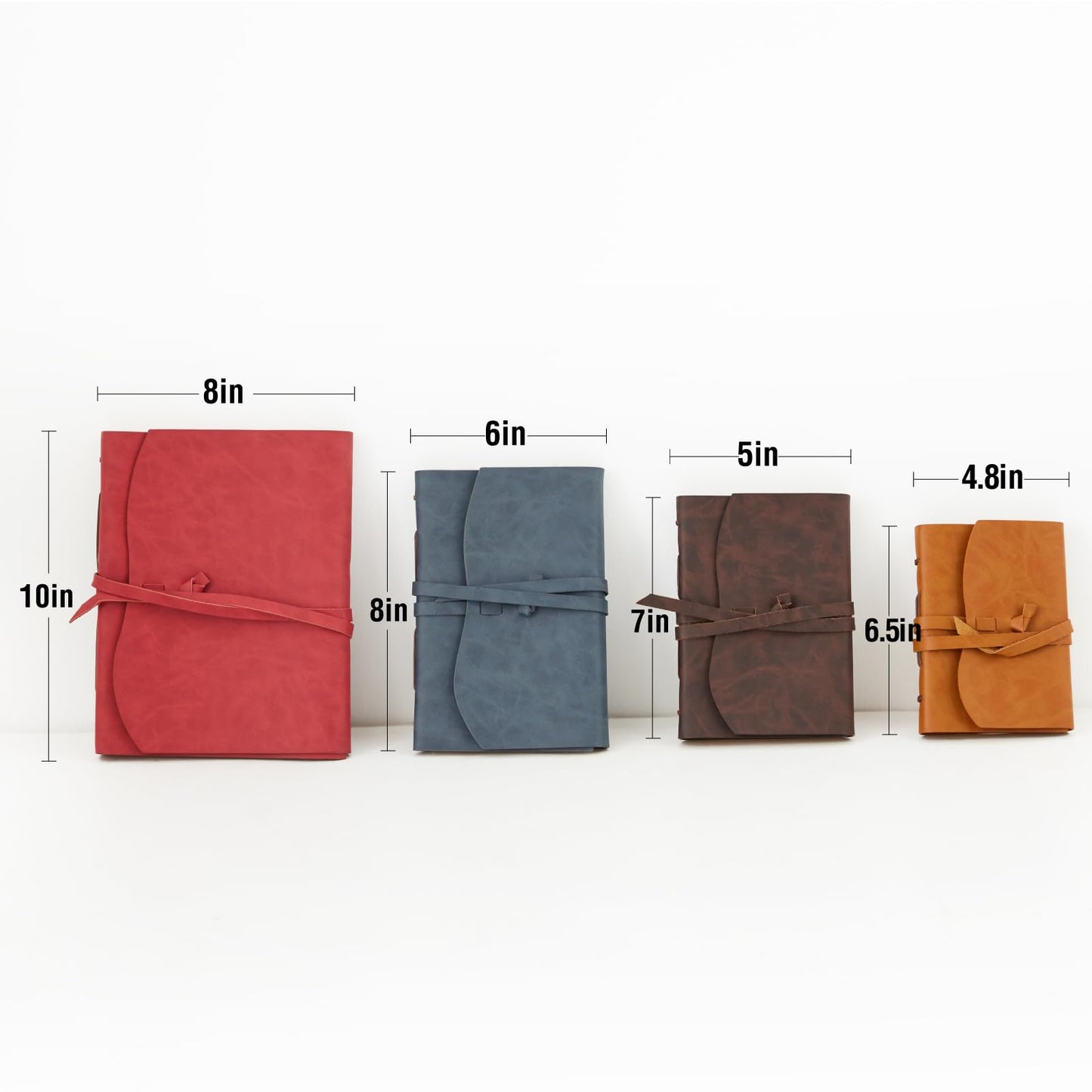 RILIHO Leather Journal Notebook - Genuine Leather Journals for Writing 260 Pages 5x7.1 Inches