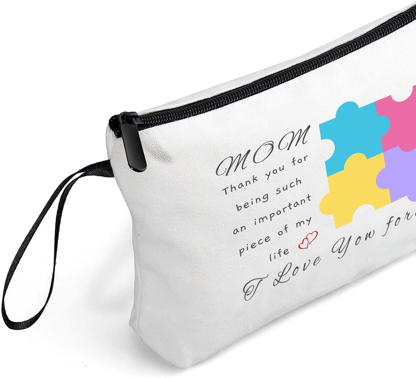 SEAMOON Mom Birthday Thank You Appreciation Gifts for Mama Mothers Day from Daughter Unique Small Travel Cosmetic Makeup Bag