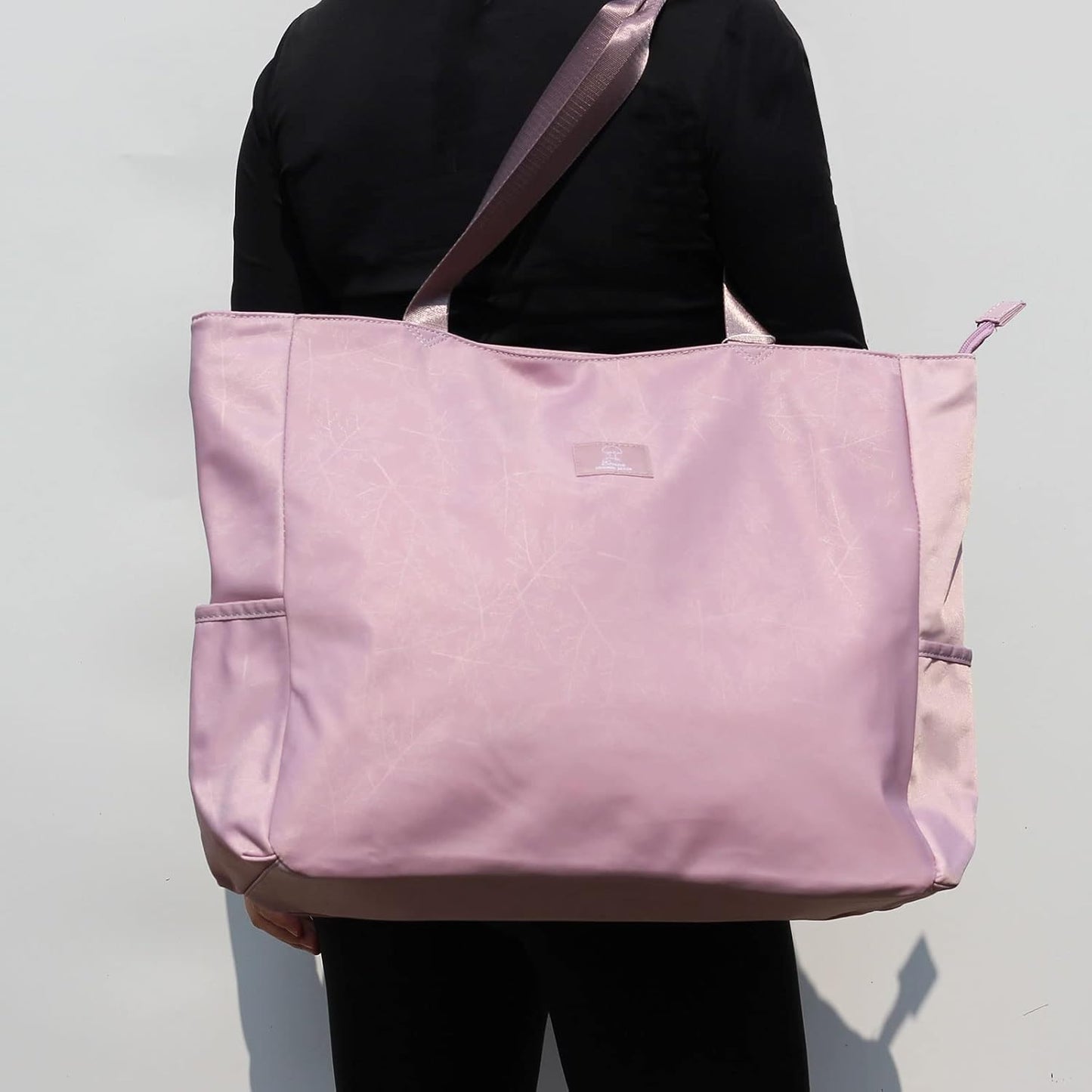 LARGE BEACH BAG Water Resistant Lightweight 20 inch Women Oversize Tote Bag for Gym Beach Travel Pool Yoga Nurse