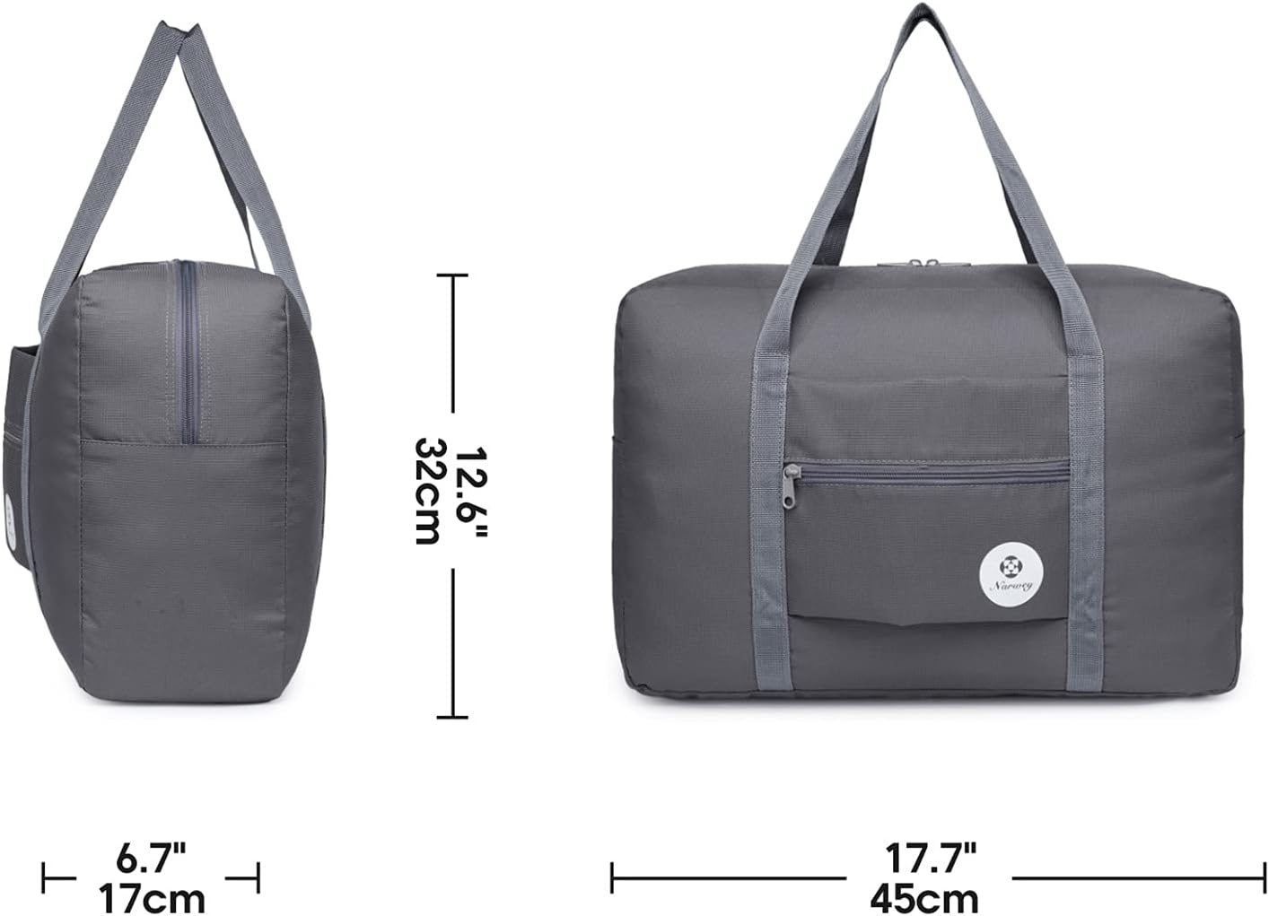 For Spirit Airlines Personal Item Bag 18x14x8 Foldable Travel Duffel Bag Tote Carry on Luggage Duffle Overnight for Women and Men