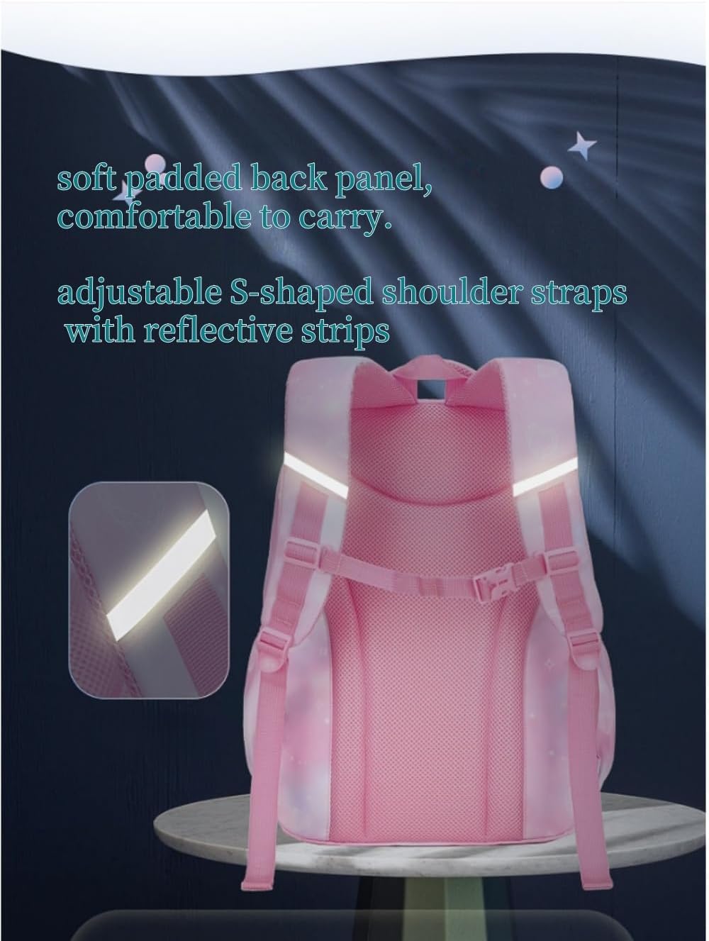 Girls Backpack for School Kids Backpack for Girls Cute Kids Kawaii Bookbag Book Bag for Elementary Primary School