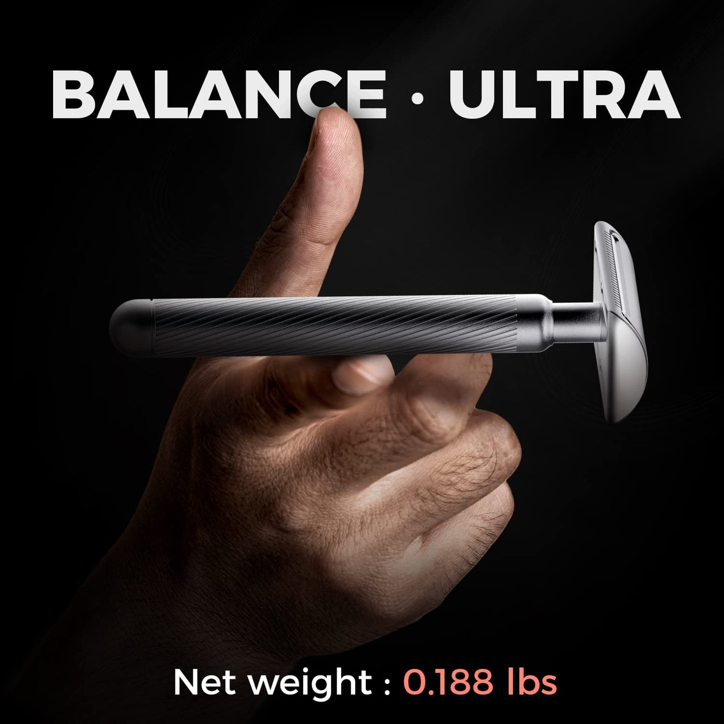 ZOMCHI Double Edge Safety Razor for Men & Women,[New Version 2.0 ] Metal Razor with 10 Double Edge Safety Razor Blades,Single Blade Razor – Noble Silver