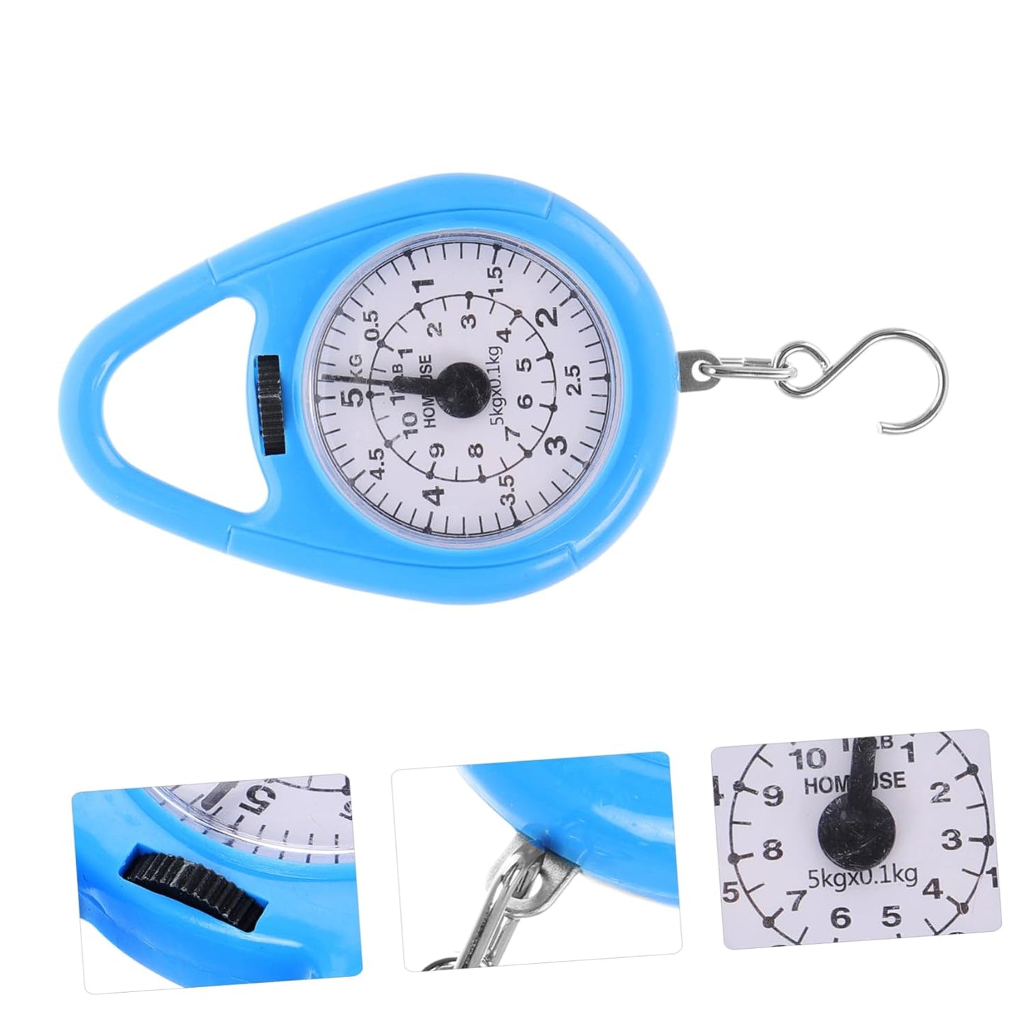 Weight Scale for Luggage Mini Spring Balance Hook Portable Handheld Scale for Travel and Camping
