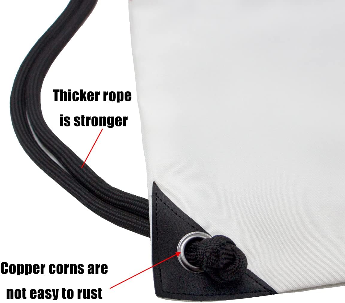 HOLYLUCK Drawstring Backpack Bag Sport Gym Sackpack