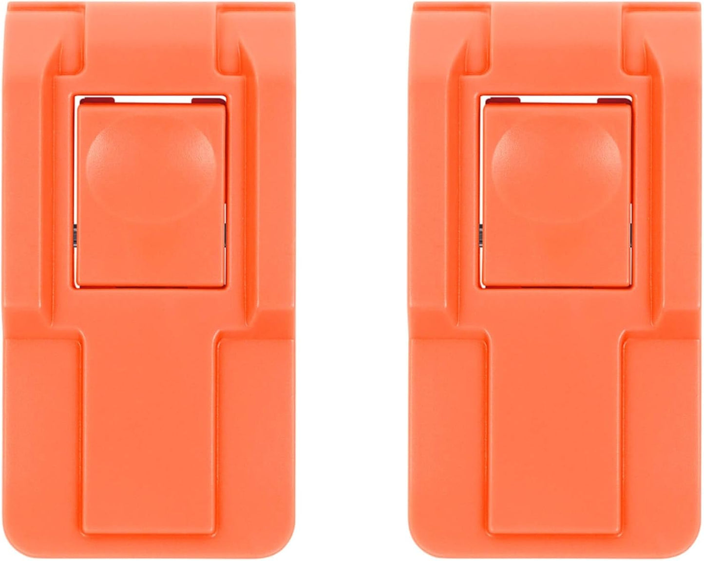 2 Pelican Orange Replacement Push Button Medium Air Case Latches. Fits Air Series Cases.