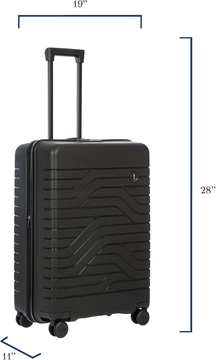 Bric's B|Y Ulisse Spinner Suitcase, Expandable Hard Shell Luggage with TSA Lock and Smooth 360°