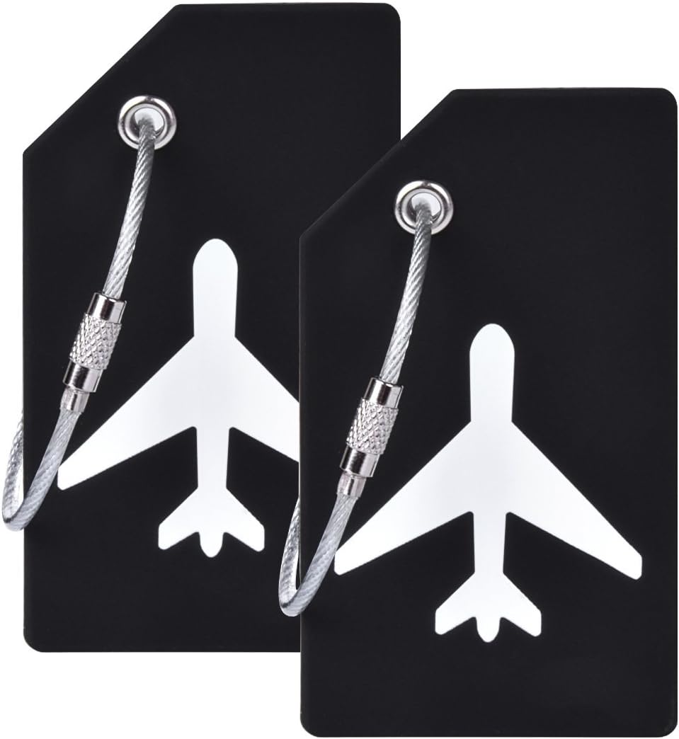 Silicone Luggage Tag with Name ID Card Perfect to Quickly Spot Luggage Suitcase