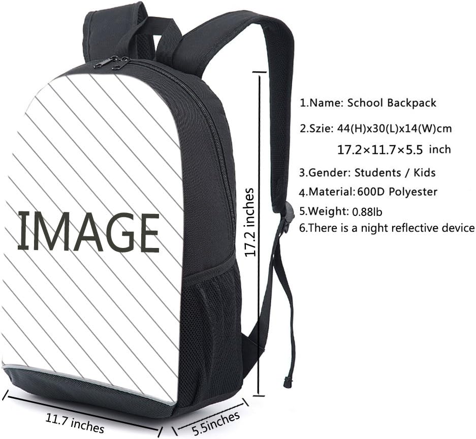 CAIWEI American Football Backpack School Bag