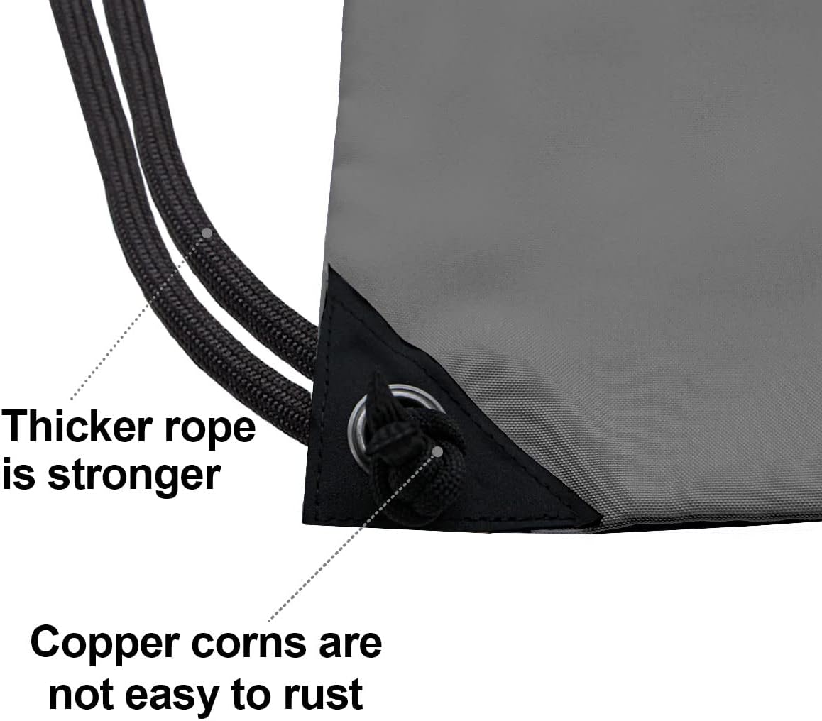 HOLYLUCK Drawstring Backpack Bag Sport Gym Sackpack
