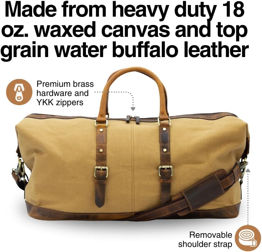 50L Augustine Duffel (Tan)
