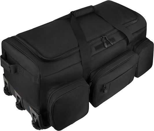 Rolling Duffle Bag with Wheels, 120L Military Luggage Bag for Travel,Large Tactical Heavy Duty Duffel Bags for Deployment Camping Sporting & Outdoor Adventures