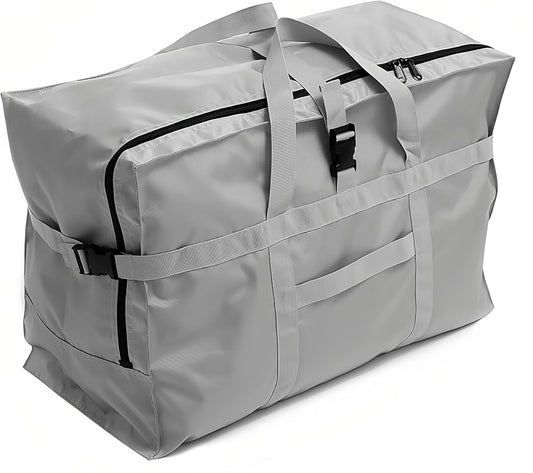 Arxus Large Duffel Bag, Waterproof Carry on Weekend Overnight Storage Bag over Luggage for Airline, Travel, Camping, Moving