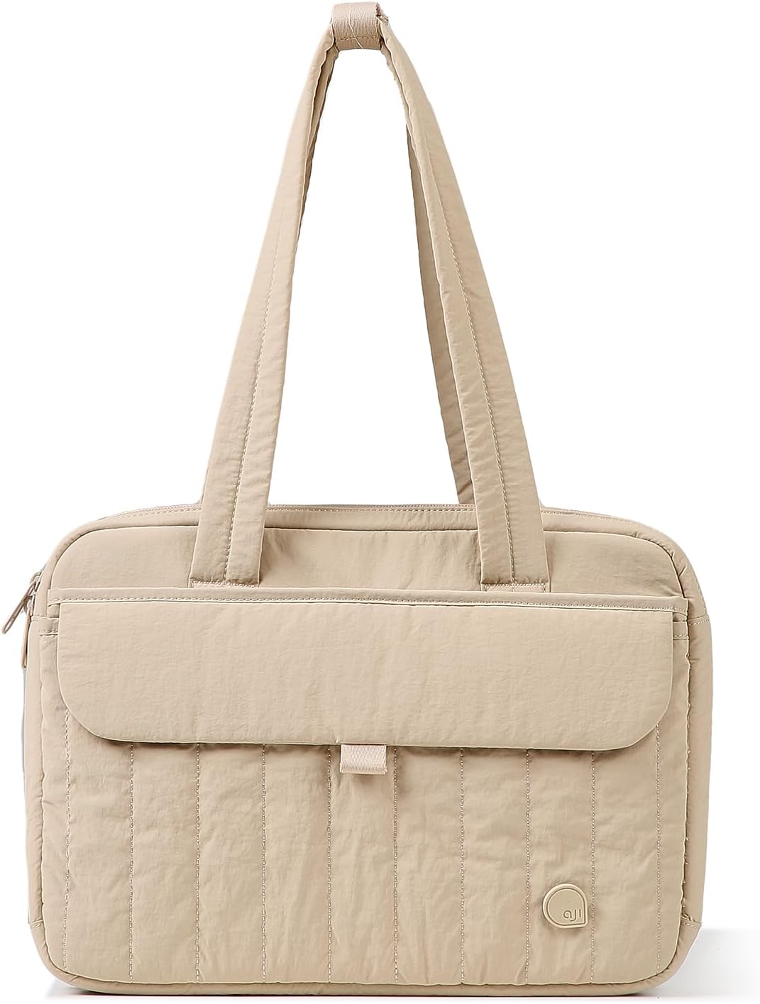 aji Laptop Tote Bag for Women, 14Inch & 16 Inch Laptop Tote Bag with Luggage Trolley Strap for Work/Travel/College/Daily