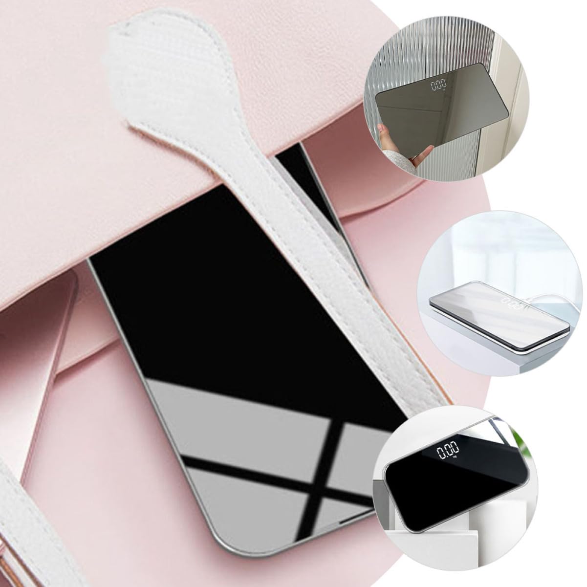 PartyKindom Portable Digital Scale Electronic Luggage Scale for Travel Home Weight