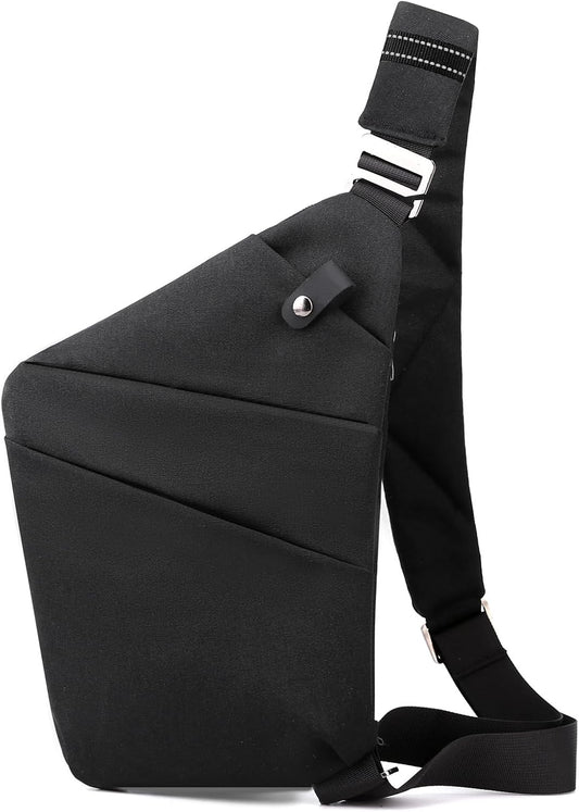 Anti Theft Travel Bag, One Shoulder Large Capacity Cross-body Bag Chest Fashion Lightweight Sling Bags for Travel Sports
