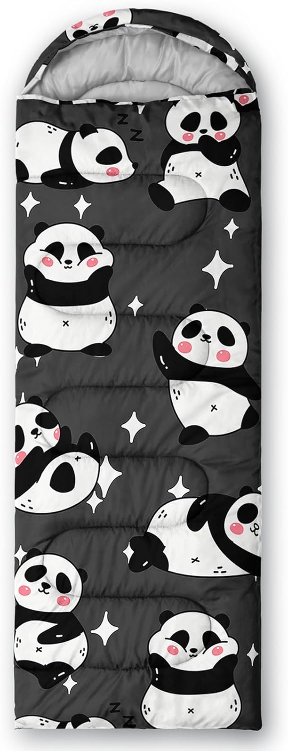 QOOMO Camping Sleeping Bags,3 Season Warm & Cool Weather,Lightweight,Waterproof Sleeping Bags for Adults & Kids,Traveling,and Outdoors,Camping Gear Equipment