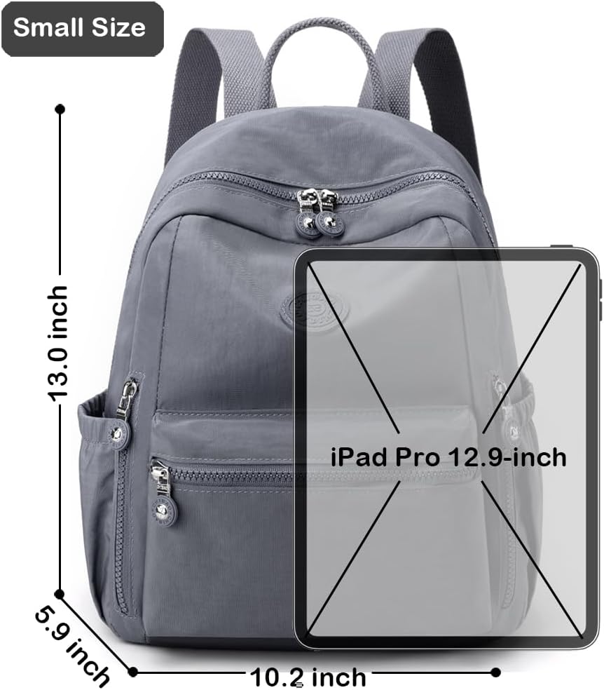 Collsants Backpack Purse for Women Mini Backpack Small Backpack Purse Casual Daypack for Women(grey)