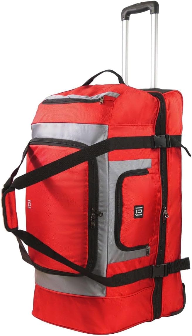 FUL Rig 30 Inch Rolling Duffel Bag, Travel Luggage with Wheels