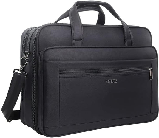 Large Briefcases For Men Canvas Tote Bag 15.6 Inch 17 Inch 19 Inch Laptop Case Work Bags Office Messenger Bag