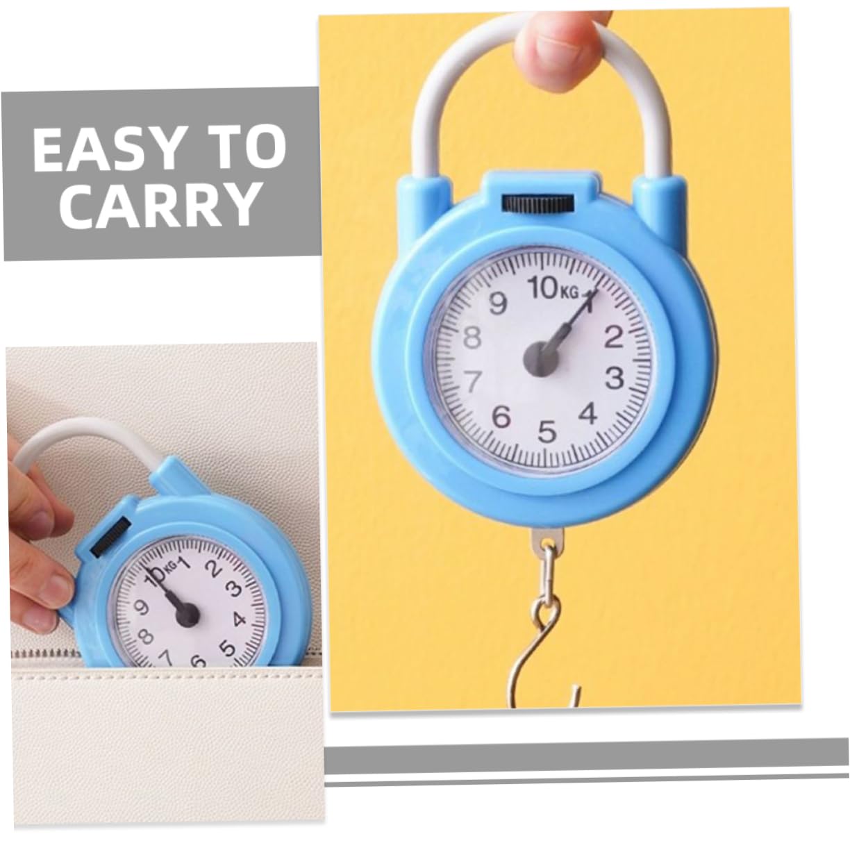 2pcs Digital Luggage Scale Portable Suitcase Scale Accurate Weighing Travel Weight for Bag