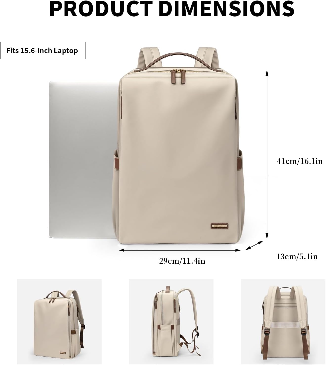 Stylish Laptop Backpack for Women Airline Approved Perfect for Work College and Travel